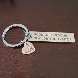 New Job Keychain Funny